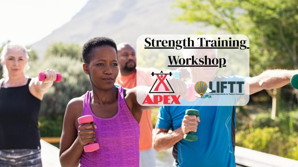 Join us as LIFTT hosts the team from Apex Fitness and Personal Training for a strength training workshop on Monday April 28 at 4 p.m.! 