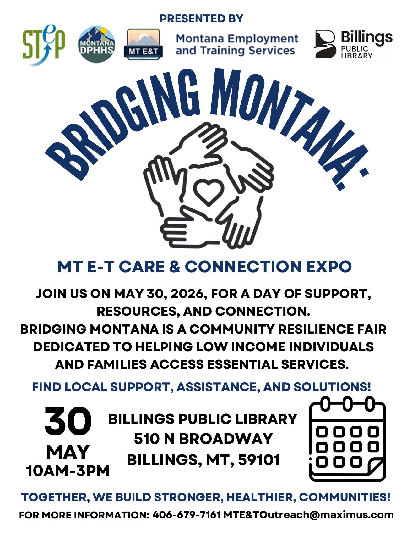 LIFTT will be one of the community resources tabeling at the Bridging Montana Care and Connection Expo on Saturday May 30 ,from 10 a.m. to 3 p.m. at the Billings Public Library