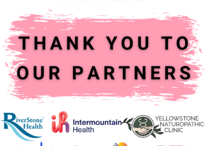 Thank you to RiverStone Health, Intermountain Health, Yellowstone Naturopathic Clinic, The American Cancer Society, Alpen Glow PT, and the Billings Family YMCA for partnering with LIFTT to make Fiesta for Fighters happen!