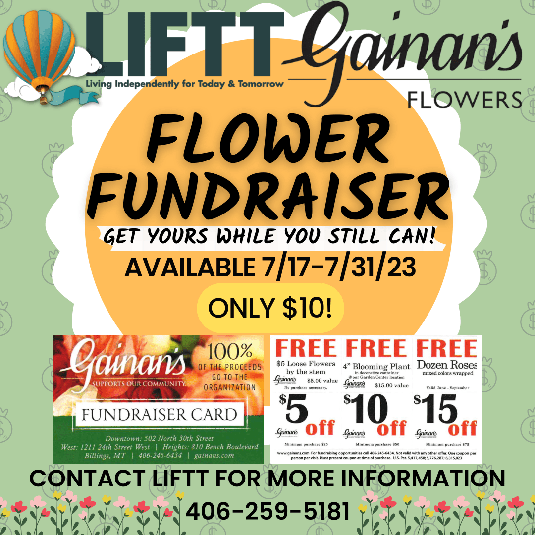 Billings LIFTT to sell Gainan’s Fundraising Cards 7/17 through 7/31