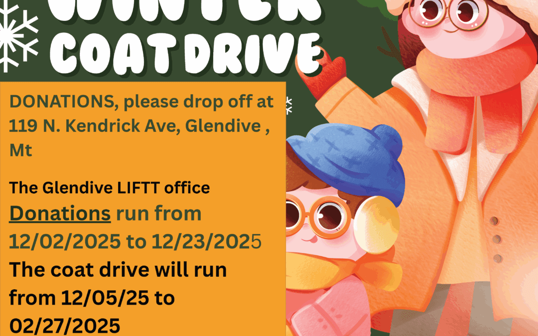 Glendive LIFTT holding Coat Drive through 12/23
