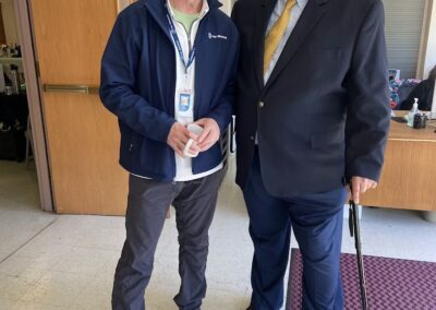 Par Montana Public Affairs Director Dan Carter with LIFTT Executive Director Carlos Ramalho at the LIFTT Grand Opening on May 10, 2024