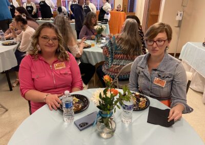 LIFTT Team Members Melanie Leuthold and Erin Culp during the LIFTT Grand Opening on May 10, 2024