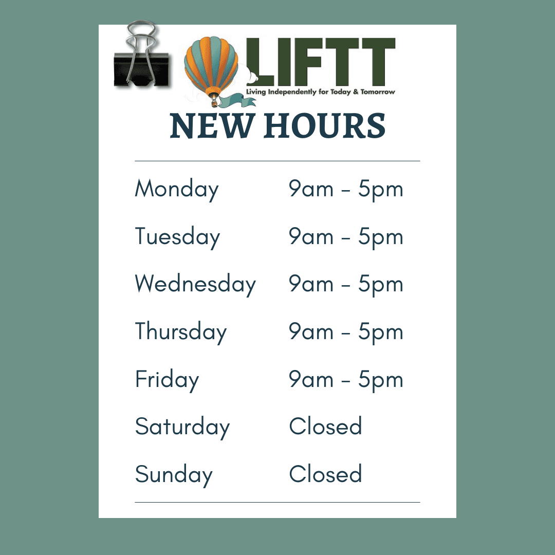 New Office Hours for LIFTT begin May 28