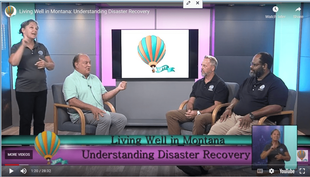 New “Living Well in Montana” focuses on Disaster Recovery
