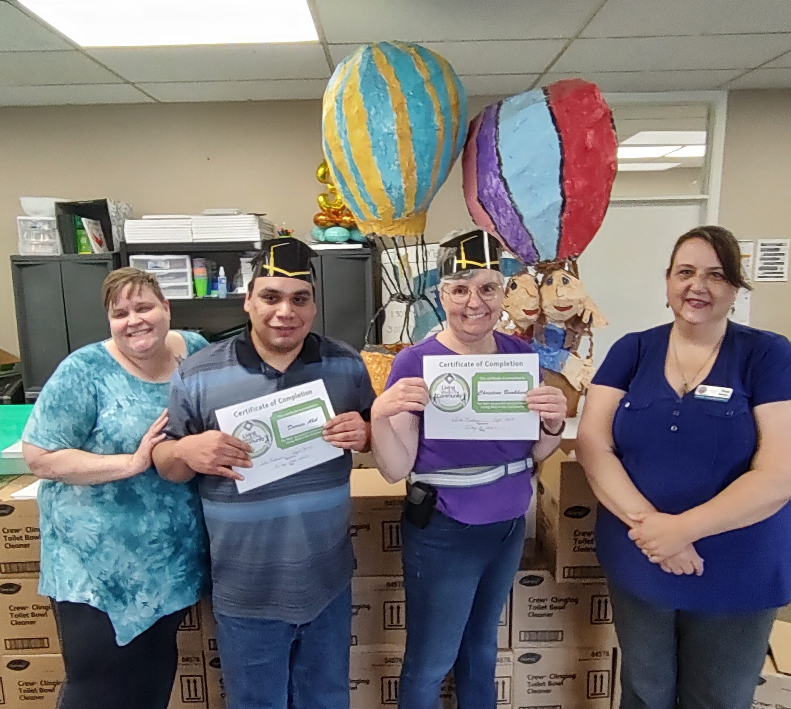Living Well in Community graduates first class since before COVID