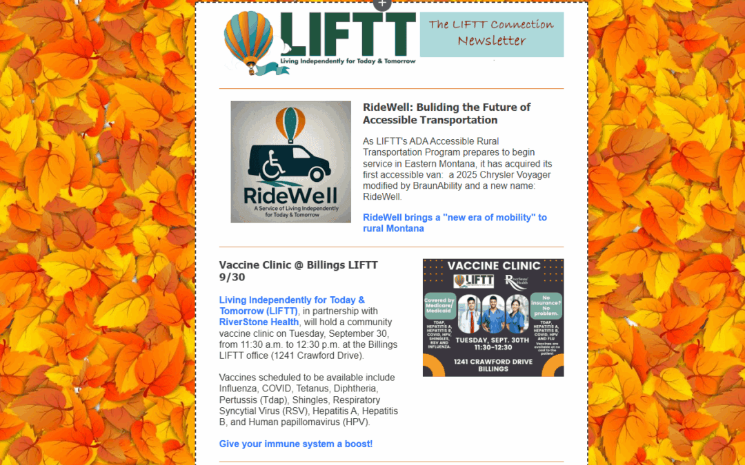 September 2025 LIFTT Connection Now Available!