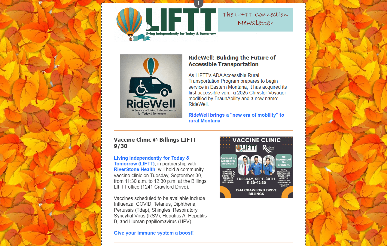 September 2025 LIFTT Connection Now Available!