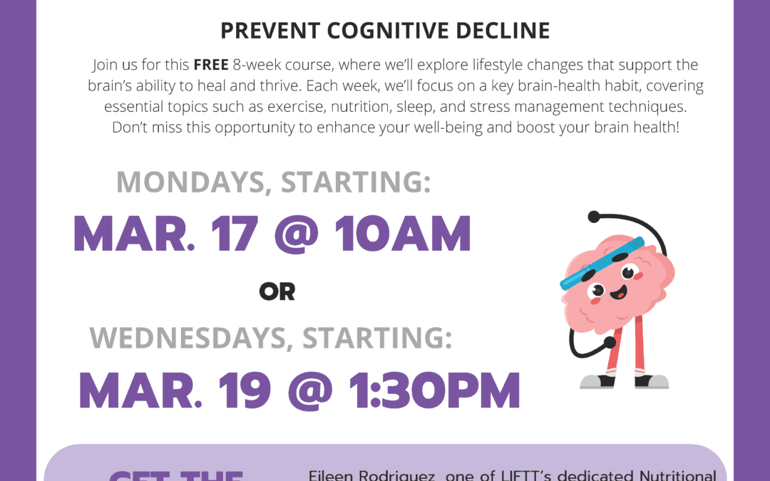 “Optimize Your Brain Health” starts March 17 & 19