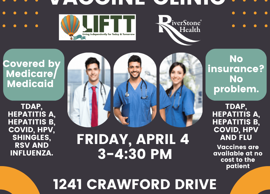 Community Vaccine Clinic @ LIFTT Billings April 4