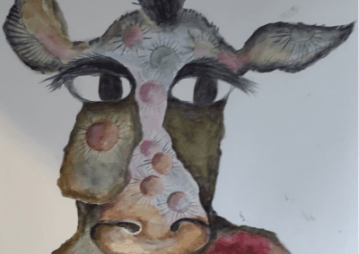 A work by artist Vicki Larson