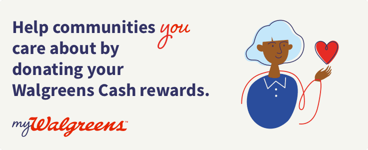 Donate your myWalgreens rewards to LIFTT